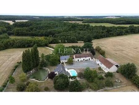 vente maison piscine à montrésor (37460) : à vendre piscine / 260m² montrésor