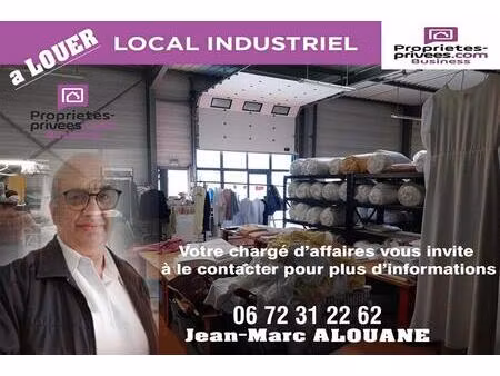 frontignan - location  local d'activité 420 m²  entrepôt