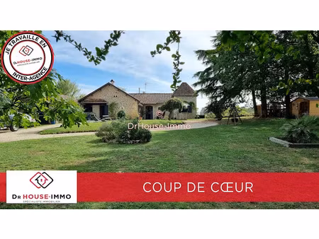 vente maison 5 pièces 129 m² à gornac (33540)  348 000 €