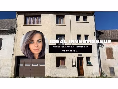 à vendre – propriété 1 appartement t3  1 studio  grand garage - lus la croix haute