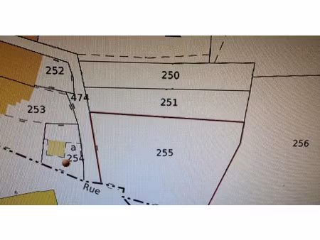 vente terrain à petitmont (54480)  20 000 €