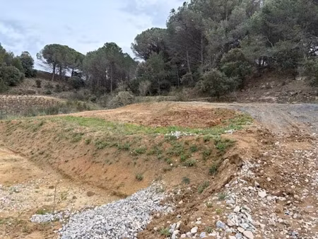 vente terrain 665 m² à villeneuve-minervois (11160)  53 500 €