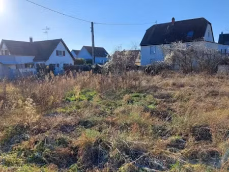 vente terrain 434 m² à fortschwihr (68320)  130 200 €