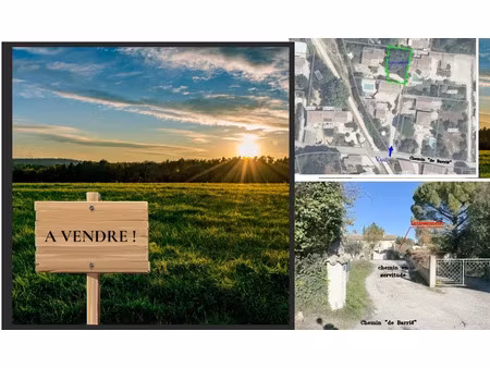 vente terrain 400 m² à cabannes (13440)  109 000 €