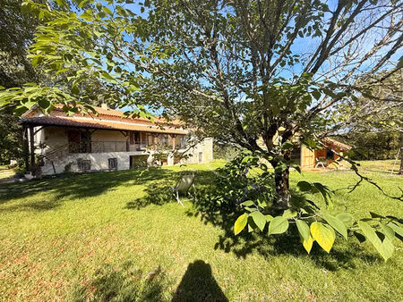 maison en pierre avec piscine et dépendances