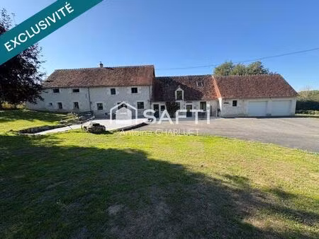coup de cœur – perle rare en campagne de châtillon-sur-indre ! 255 m² – 4 chambres – terra