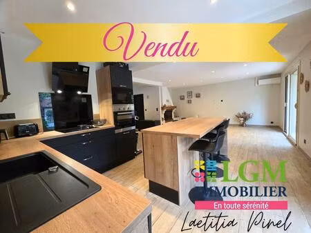 lagarrigue  maison 4 pièces de plain pied avec garage et véranda