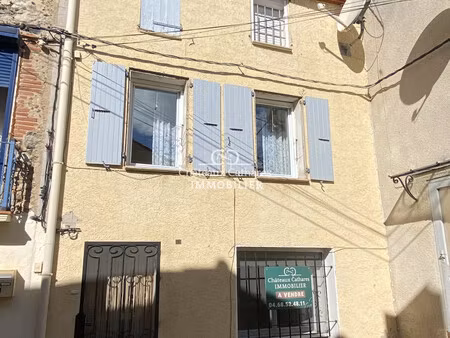 maison de village 122 m²  patio et garage -rasiguères (66720)