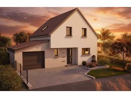 terrain avec maison neuve à vendre