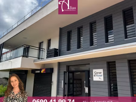 à louer - local commercial neuf de 47 m2 - université - sain