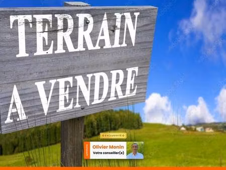 terrain constructible viabilisé à vendre