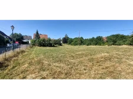beau terrain plat à bâtir de 11 ares à dimbsthal