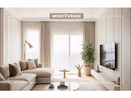 vente appartement neuf 5 pièces 103m2 montévrain - 554100 € - surface privée
