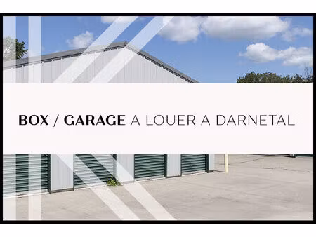 location garage 15 m² à darnétal (76160)