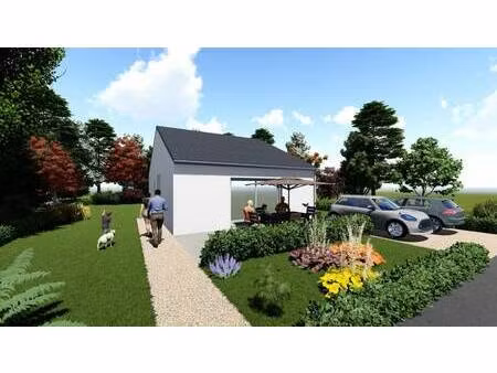 terrain avec maison neuve à vendre