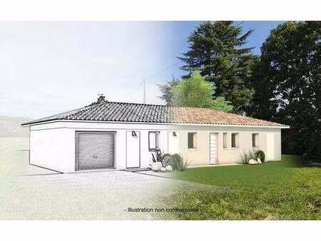 terrain avec maison neuve à vendre