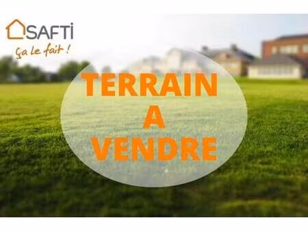 terrain constructible viabilisé à vendre
