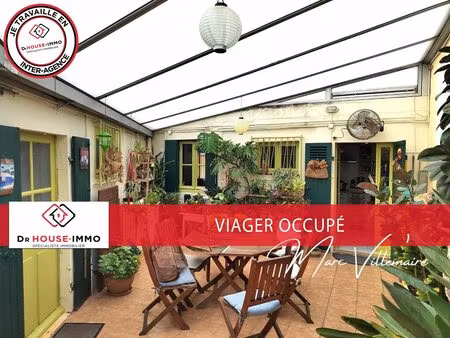 maison en viager occupé 5 pièces avec garage centre-ville à rochefort (17)