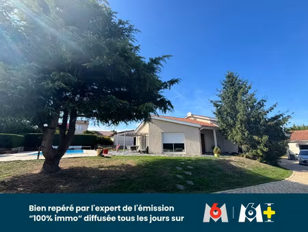 maison - 4 chambres - terrain avec piscine