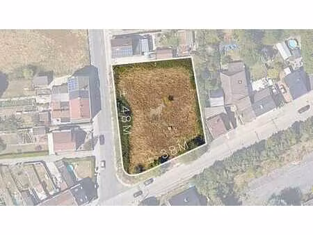 terrain à vendre avec permis de construire sur jumet