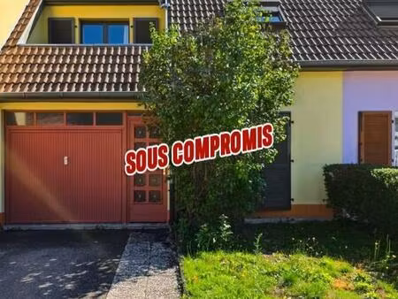 herrlisheim : maison mitoyenne sur 2.06 ares de terrain