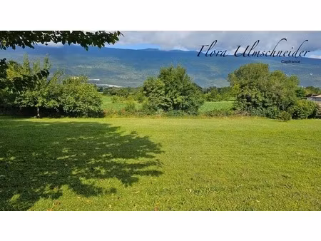 terrain à bâtir de 1232 m² à vendre à serrieres en chautagne avec vue sur le grand colombi
