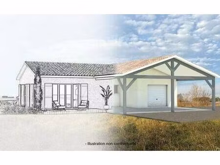 terrain avec maison neuve à vendre