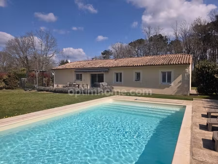 maison contemporaine avec piscine chauffée  grand terrain et bureau – la force
