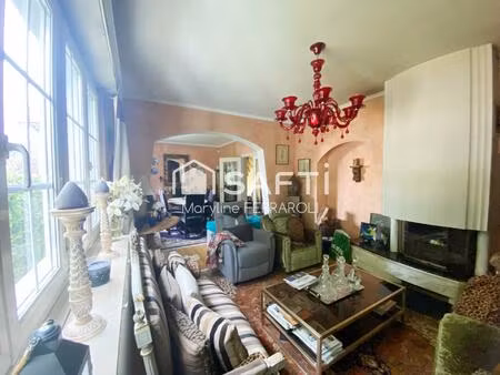 maison 6 pièces - 3 chambres– 180 m² – terrain arboré