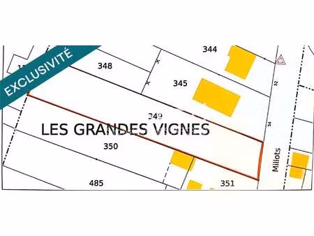 terrain à bâtir de 1257 m²