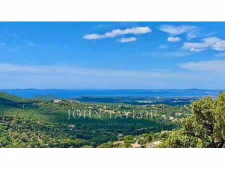 domaine de valcros terrain constructible avec permis de construire – vue mer panoramique