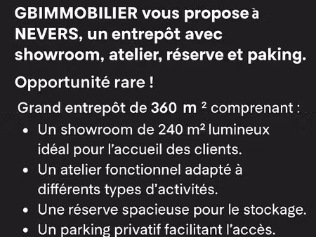 local commercial saint eloi 360 m2