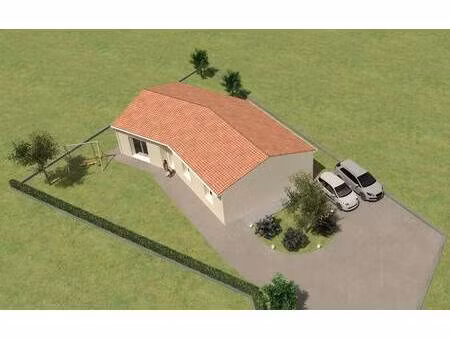 terrain avec maison neuve à vendre