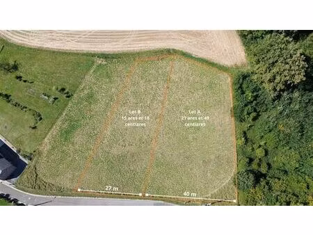 terrain à vendre à rue haute lot a presles (vbd32568)