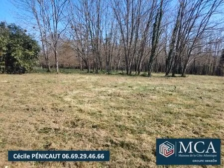 vente terrain 1000 m² gamarde-les-bains (40380)