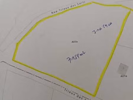 vente d un terrain à bâtir de 71 ares