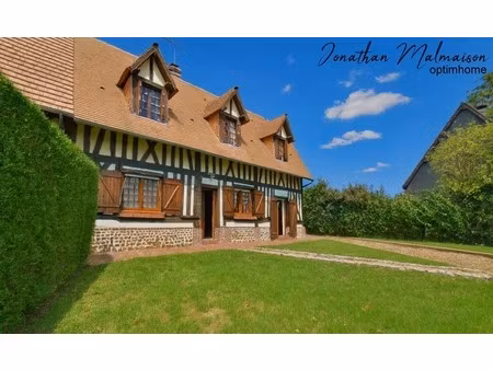charmante maison normande – 4 pièces – 102 m² – terrain 1 224 m² – proche breteuil (3 km)