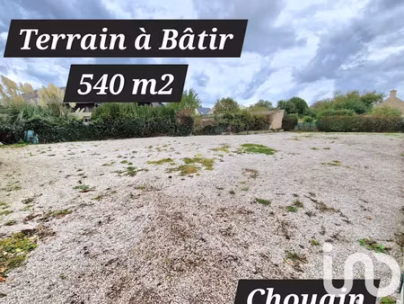 vente terrain 540 m² à chouain (14250)  49 000 €