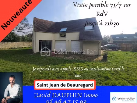 vente maison 5 pièces 148 m² à saint-jean-de-beauregard (91940)  489 000 €