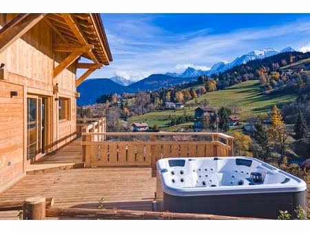 chalet de luxe en location à combloux  france