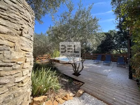 maison avec très belle vue  piscine et spa à bagnols-sur-cèze