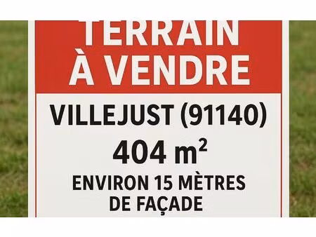 terrain villejust m² t- à vendre  199 000 €