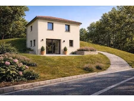 terrain avec maison neuve à vendre