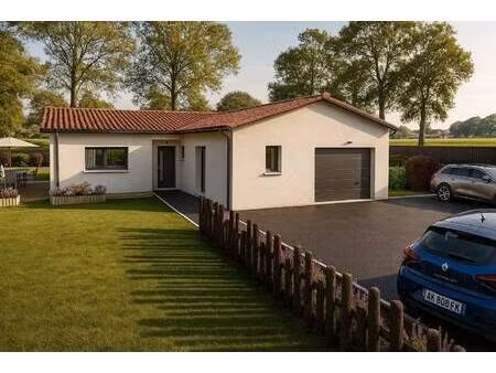 terrain avec maison neuve à vendre