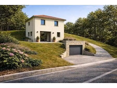 terrain avec maison neuve à vendre