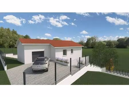 terrain avec maison neuve à vendre