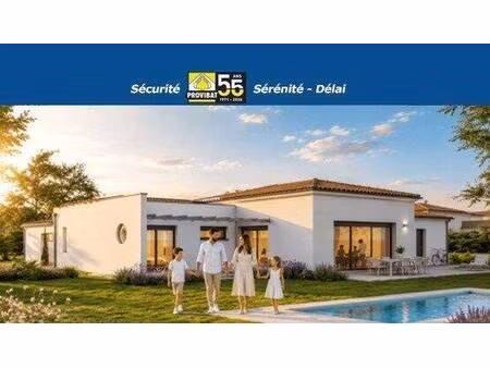 terrain avec maison neuve à vendre