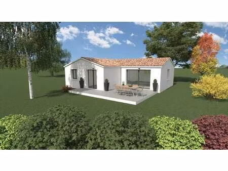 terrain avec maison neuve à vendre
