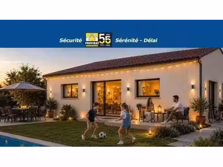 terrain avec maison neuf à vendre