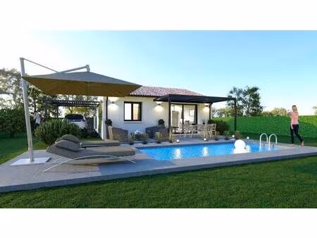 terrain avec maison neuve à vendre